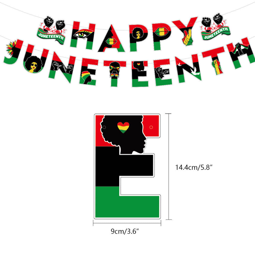 Happy Juneteeth Day Party Decorations