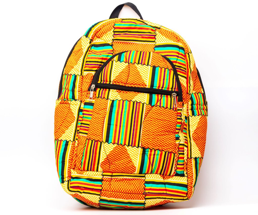 Multi Color Ankara Backpack