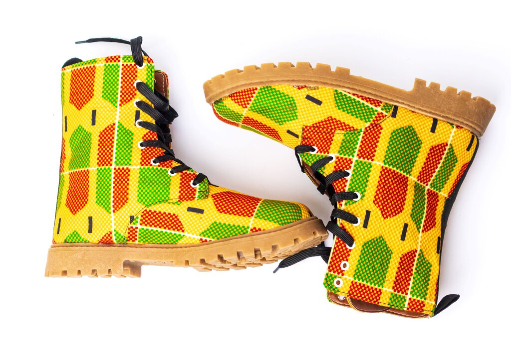 KENTE ANKLE BOOTS