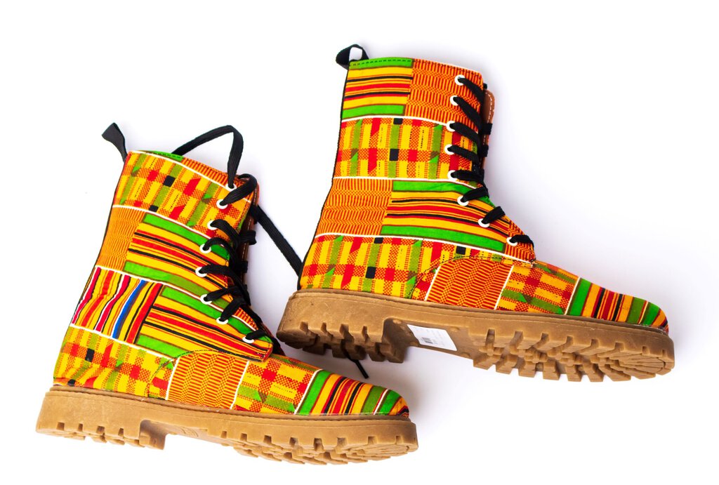 KENTE ANKLE BOOTS