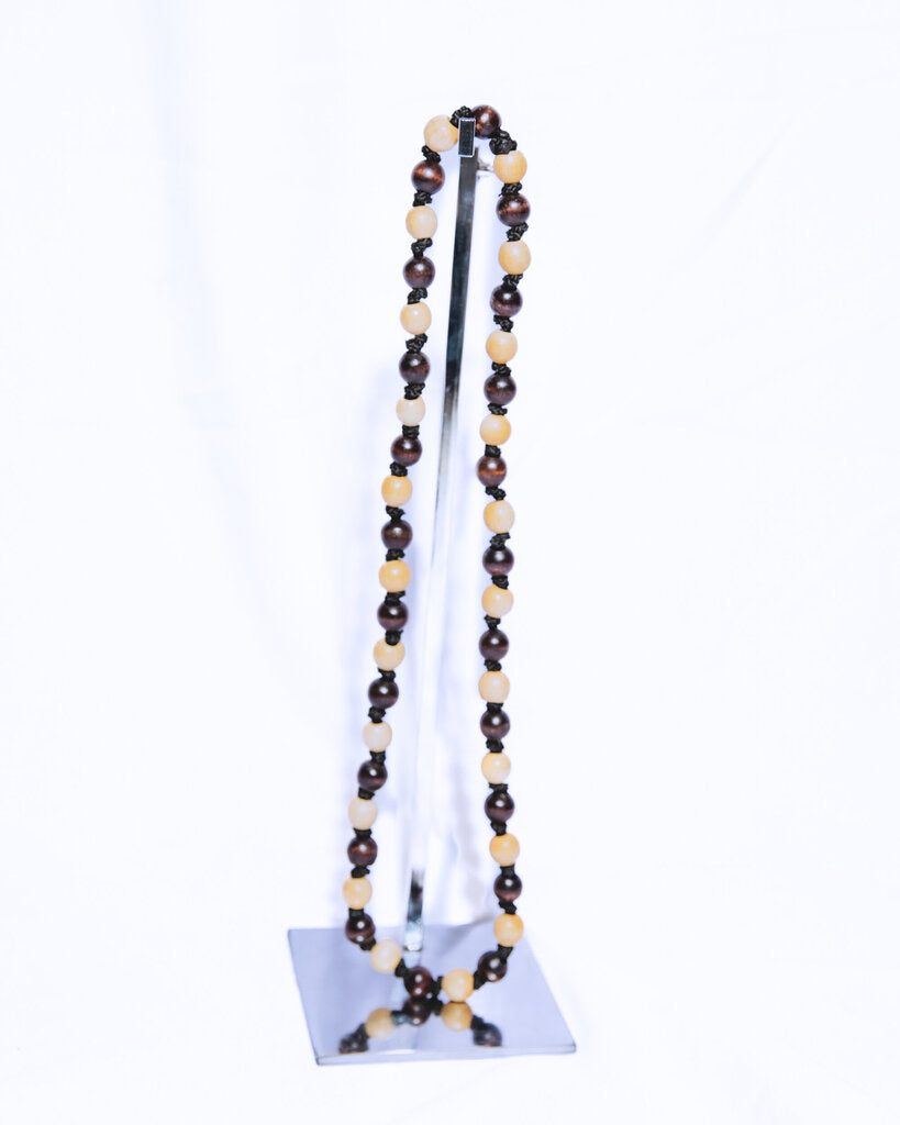 LONG BEADED NECKLACE